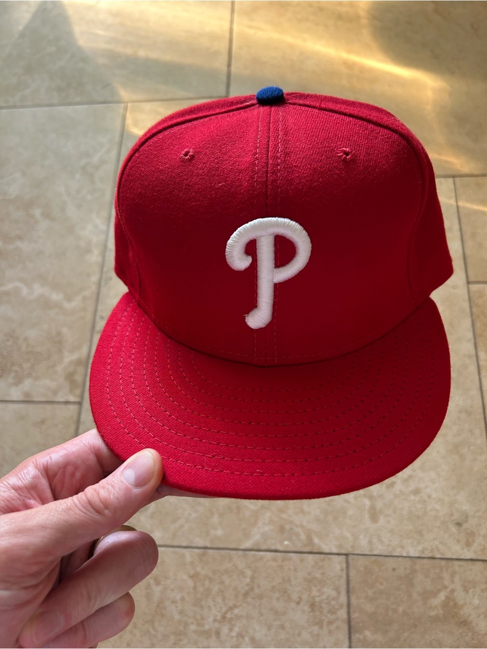 Men’s New Era 59FIFTY Philadelphia Phillies MLB Authentic Collection 7 1/2